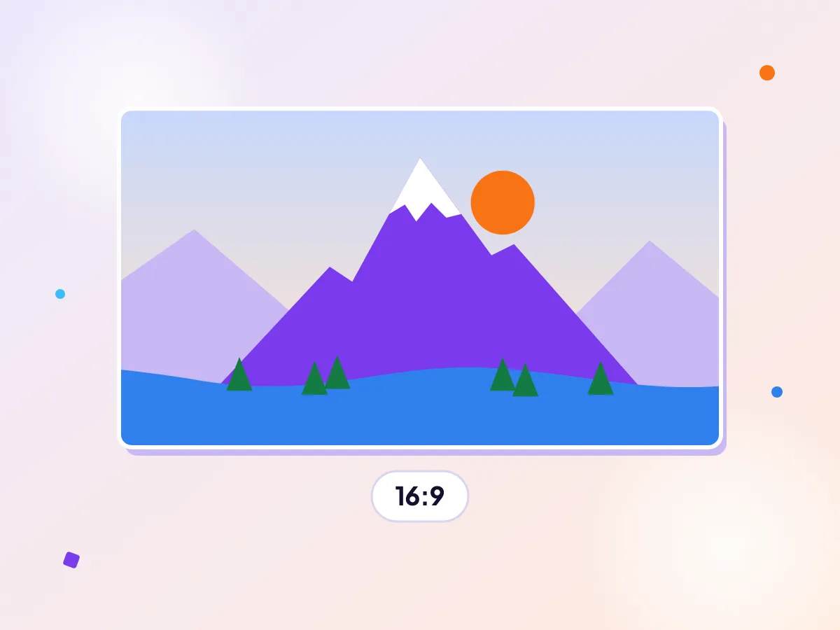 A mountain landscape in a wide 16:9 video frame, the shape YouTube plays best